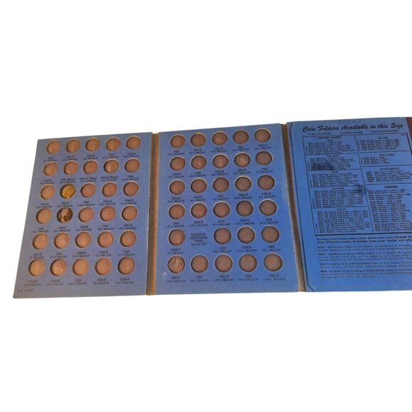 Whitman Coin Album Set Roosevelt Dime Jefferson Nickel & Lincoln Cent Collection - Picture 11 of 12